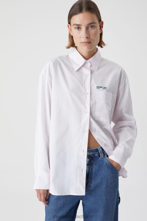 Kleidung helle Orchidee 0RP8Z1572 CLOSED Hemdbluse Frauen