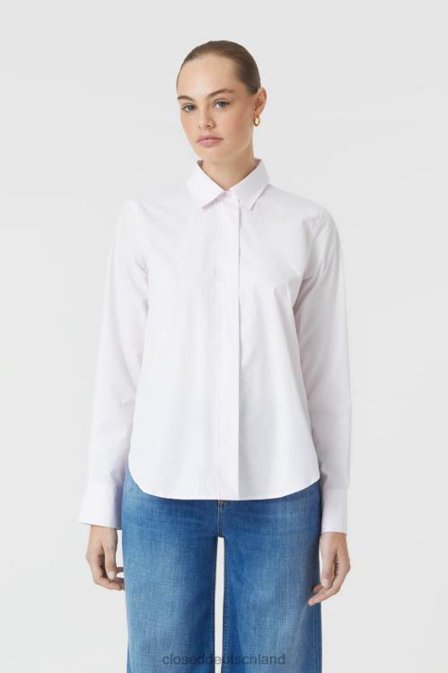 Kleidung helle Orchidee 0RP8Z1575 CLOSED Hemdbluse aus Popeline Frauen