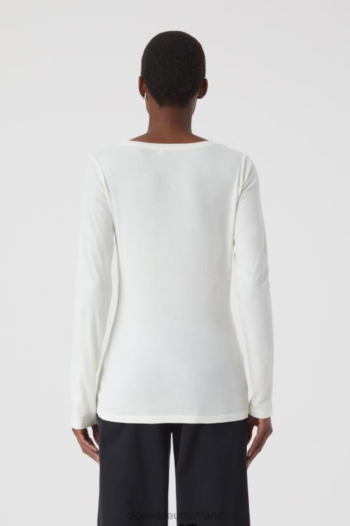 Kleidung naturfarben 0RP8Z1661 CLOSED Langarm-Shirt Frauen