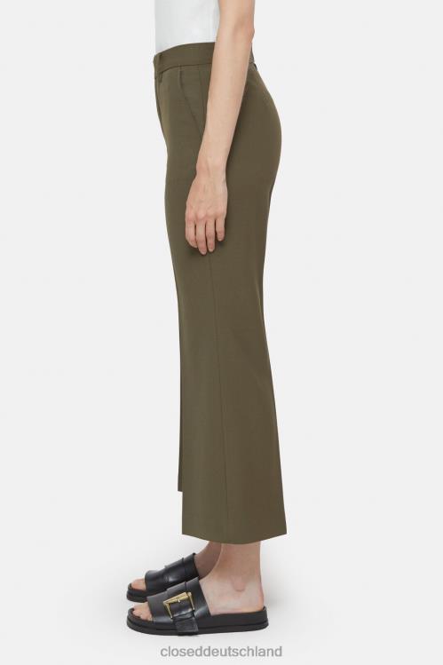 Kleidung Armeegrün 0RP8Z162 CLOSED Hose im Wharton-Stil Frauen