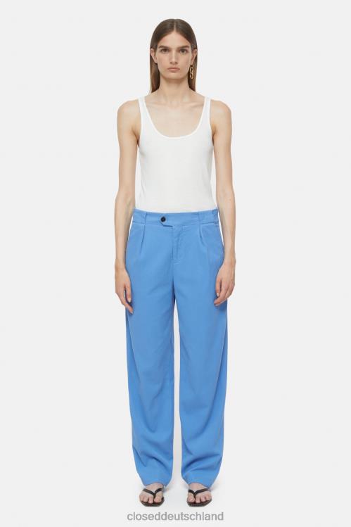 Kleidung Chambrayblau 0RP8Z180 CLOSED Hose im Mawson-Stil Frauen