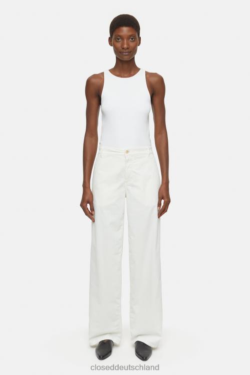 Kleidung Elfenbein 0RP8Z141 CLOSED Hose im Judy-Stil Frauen
