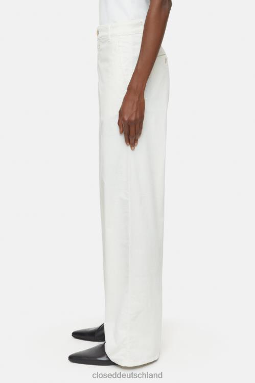 Kleidung Elfenbein 0RP8Z141 CLOSED Hose im Judy-Stil Frauen