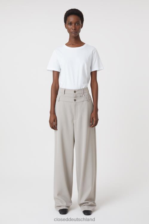 Kleidung Gips beige 0RP8Z174 CLOSED Hosen-Stil Randers Frauen
