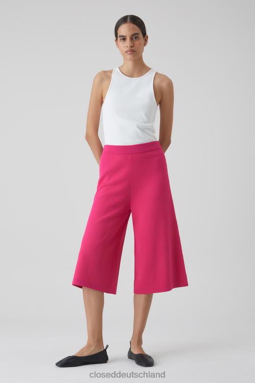 Kleidung Himbeerrosa 0RP8Z1406 CLOSED Gestrickte Culottes Frauen