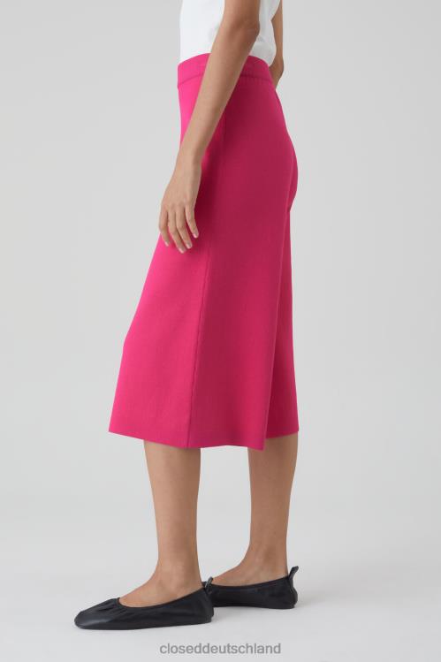 Kleidung Himbeerrosa 0RP8Z1406 CLOSED Gestrickte Culottes Frauen
