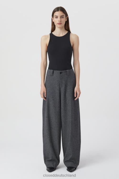 Kleidung Holzkohle 0RP8Z140 CLOSED Hosenstil Linby Frauen