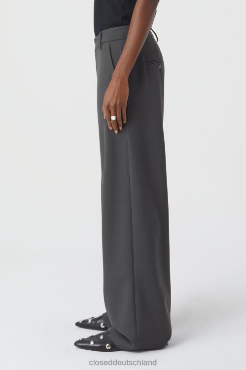 Kleidung Holzkohle 0RP8Z147 CLOSED Hose im Judy-Stil Frauen