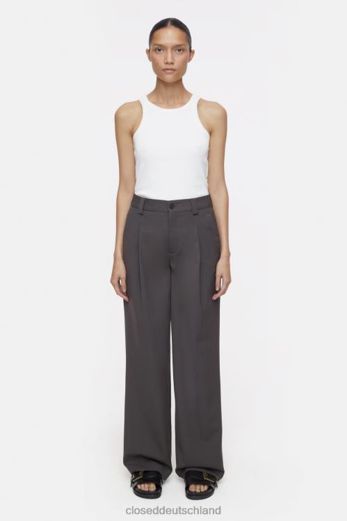 Kleidung Holzkohle 0RP8Z236 CLOSED Hosen-Stil Brooks Frauen
