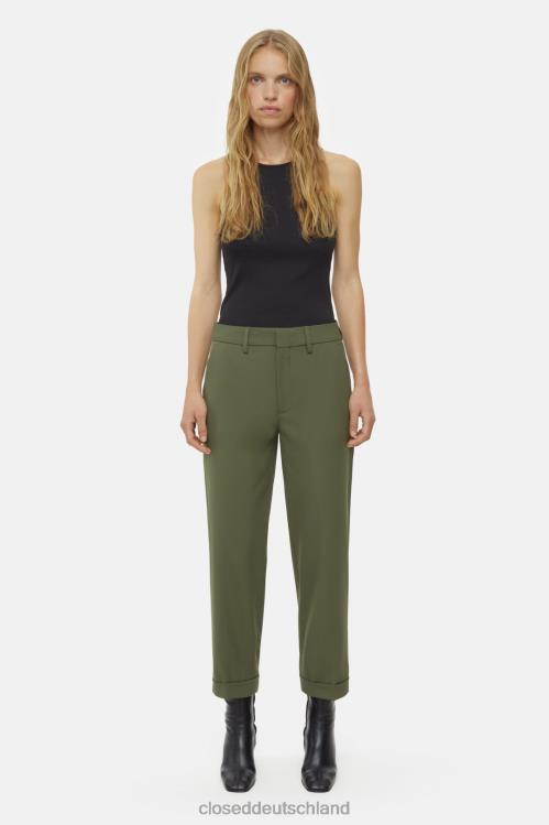 Kleidung Industriegrün 0RP8Z226 CLOSED Hosenstil Auckley 8 Frauen