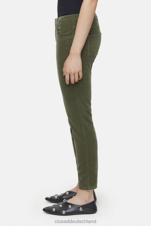 Kleidung Industriegrün 0RP8Z247 CLOSED Bäckerhose im Hosenstil Frauen