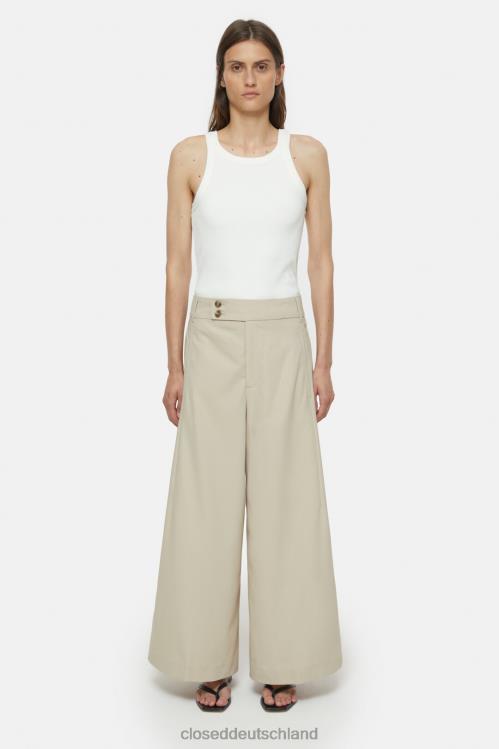 Kleidung Kornbeige 0RP8Z1307 CLOSED Hose im Luna-Stil Frauen
