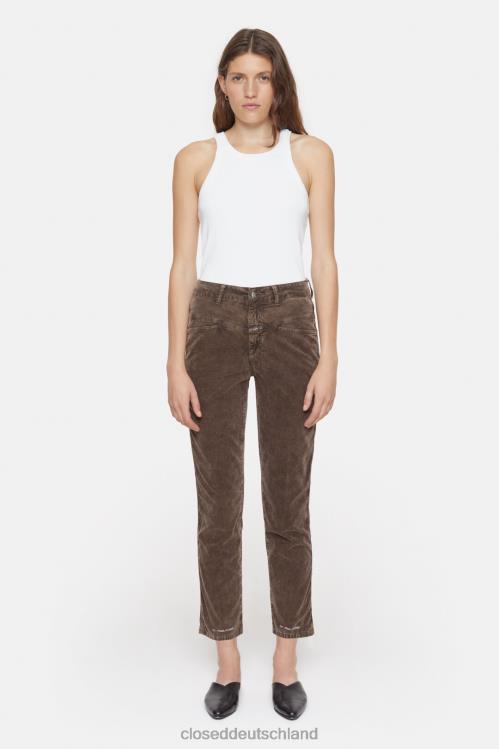 Kleidung Mokka 0RP8Z232 CLOSED Pedalschieber im Hosenstil Frauen