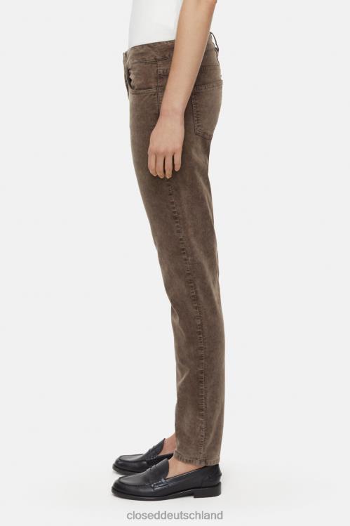 Kleidung Mokka 0RP8Z250 CLOSED Bäckerhose im Hosenstil Frauen