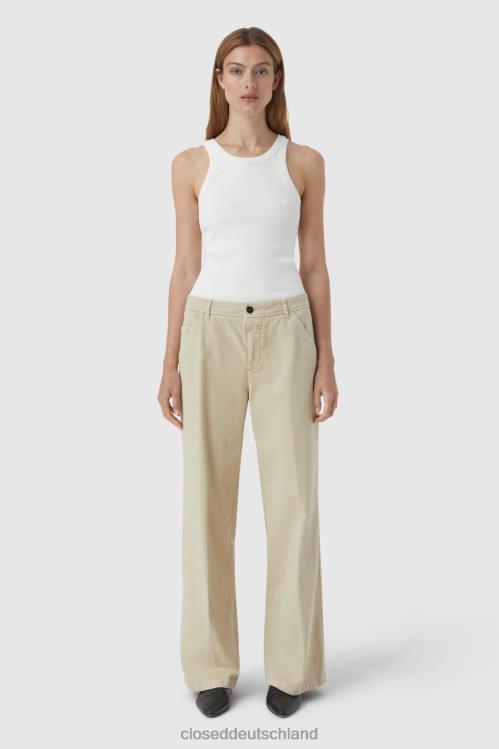 Kleidung Schilfbeige 0RP8Z1332 CLOSED Hose im Cholet-Stil Frauen