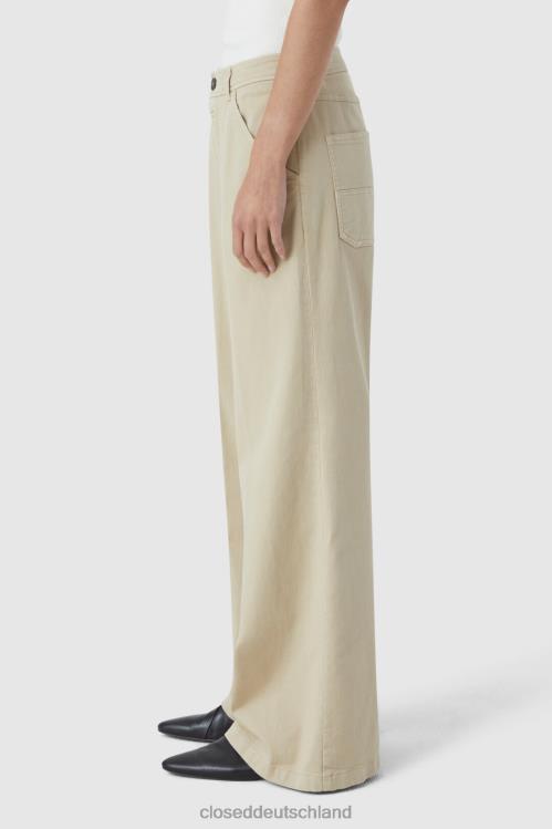 Kleidung Schilfbeige 0RP8Z1332 CLOSED Hose im Cholet-Stil Frauen