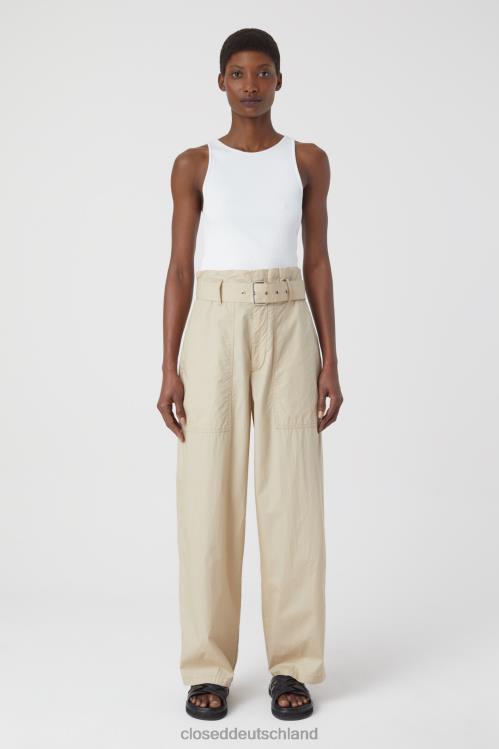 Kleidung Schilfbeige 0RP8Z1360 CLOSED Hosenstil Taloga Frauen
