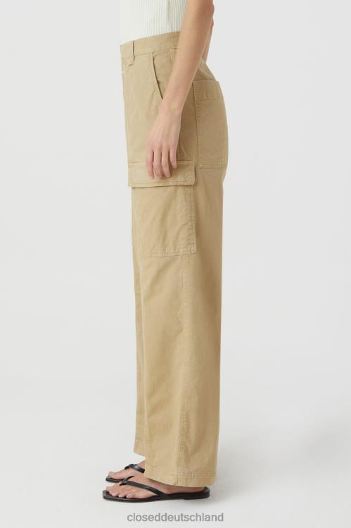 Kleidung Schilfbeige 0RP8Z1373 CLOSED Hose im Roye-Stil Frauen