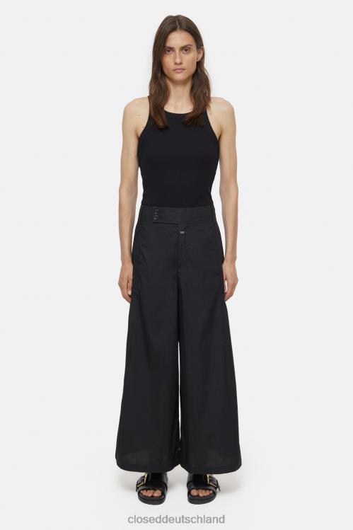 Kleidung Schwarz 0RP8Z1308 CLOSED Hose im Luna-Stil Frauen