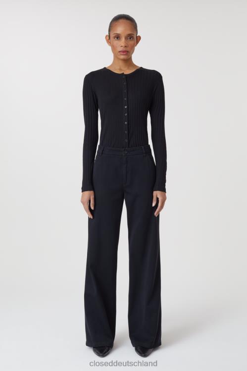 Kleidung Schwarz 0RP8Z1334 CLOSED Hose im Cholet-Stil Frauen