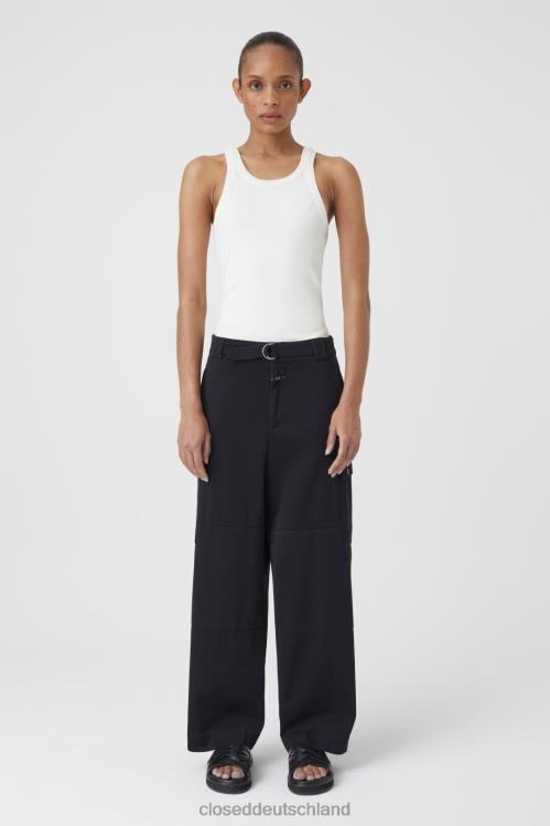 Kleidung Schwarz 0RP8Z1371 CLOSED Hosenstil Liann Frauen