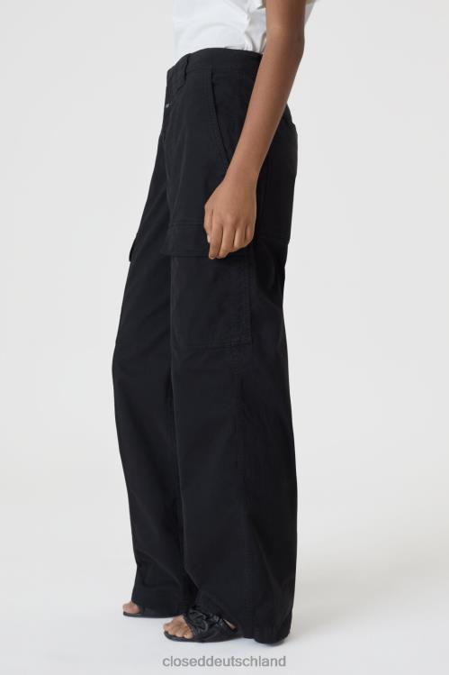 Kleidung Schwarz 0RP8Z1374 CLOSED Hose im Roye-Stil Frauen