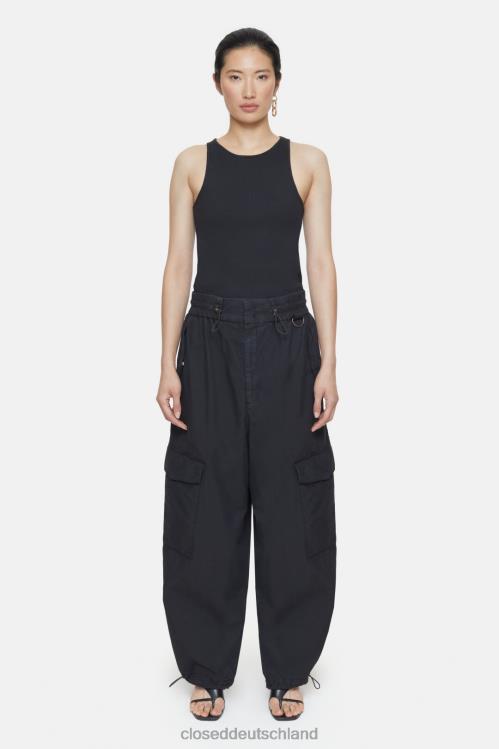 Kleidung Schwarz 0RP8Z149 CLOSED Hosenstil Nyack Frauen
