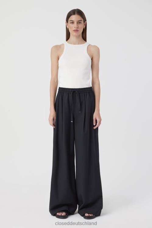 Kleidung Schwarz 0RP8Z154 CLOSED Hosenstil Faris Frauen