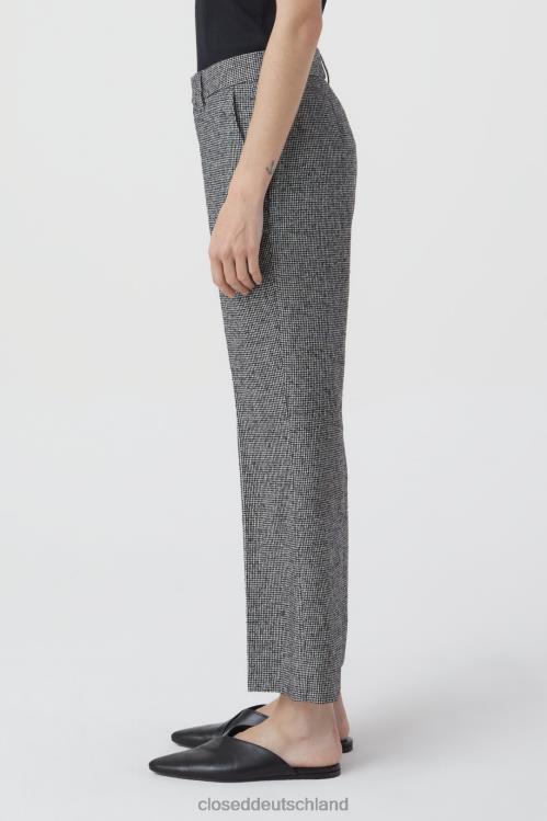 Kleidung Schwarz 0RP8Z156 CLOSED Hose im Wharton-Stil Frauen