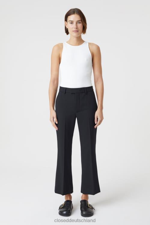 Kleidung Schwarz 0RP8Z161 CLOSED Hose im Wharton-Stil Frauen