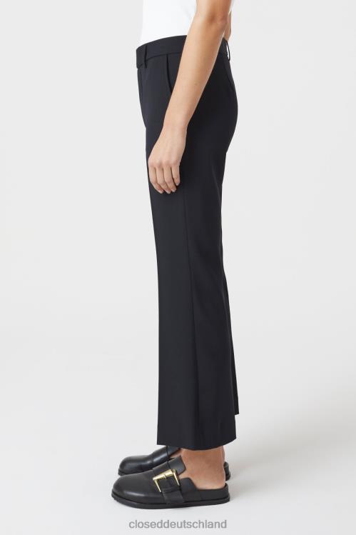 Kleidung Schwarz 0RP8Z161 CLOSED Hose im Wharton-Stil Frauen