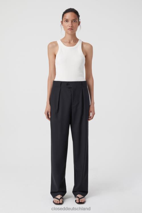 Kleidung Schwarz 0RP8Z175 CLOSED Hose im Mawson-Stil Frauen