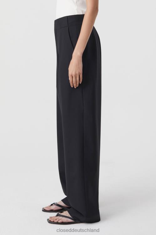 Kleidung Schwarz 0RP8Z175 CLOSED Hose im Mawson-Stil Frauen