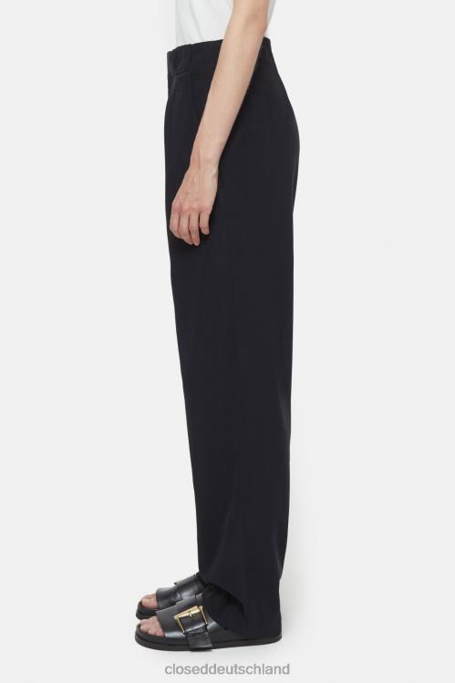 Kleidung Schwarz 0RP8Z178 CLOSED Hose im Mawson-Stil Frauen