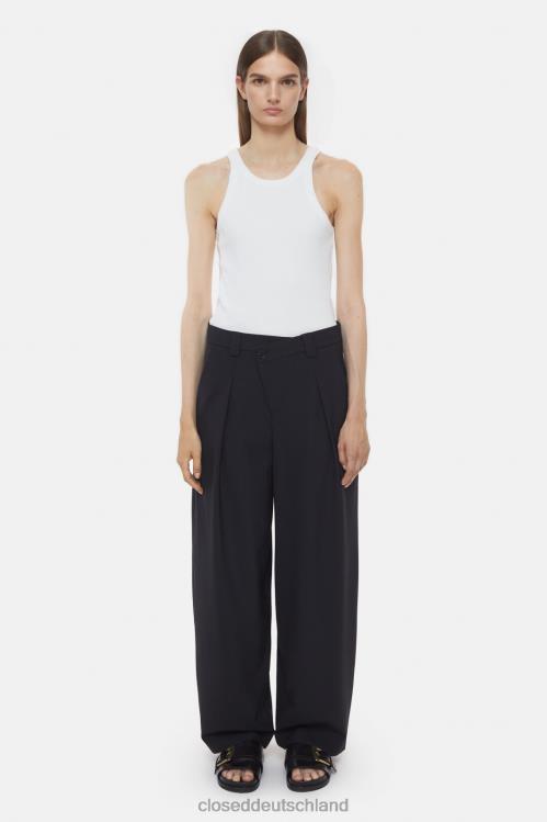 Kleidung Schwarz 0RP8Z195 CLOSED Hosenstil Helston Frauen