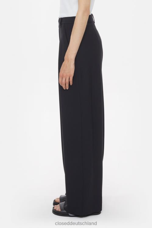 Kleidung Schwarz 0RP8Z195 CLOSED Hosenstil Helston Frauen