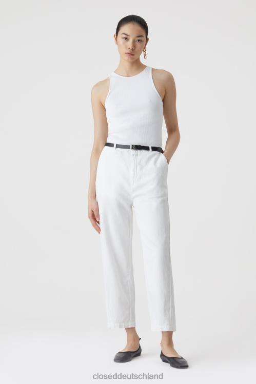 Kleidung Weiß 0RP8Z1311 CLOSED Hosenstil Mawbray Frauen