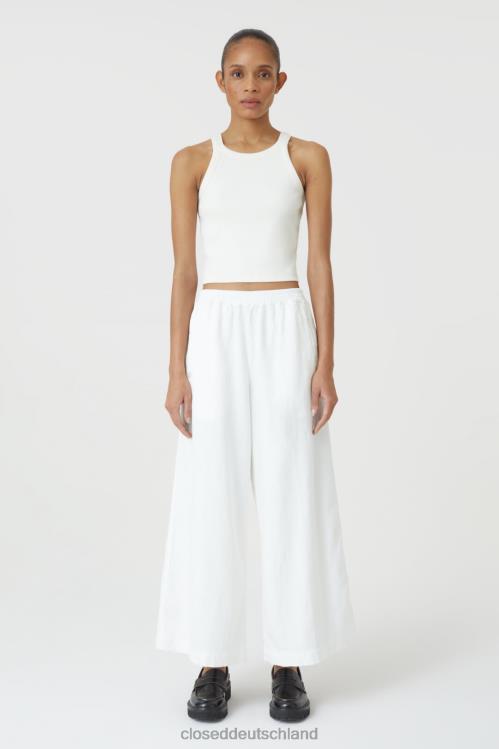 Kleidung Weiß 0RP8Z1343 CLOSED Zaunkönig im Hosenstil Frauen