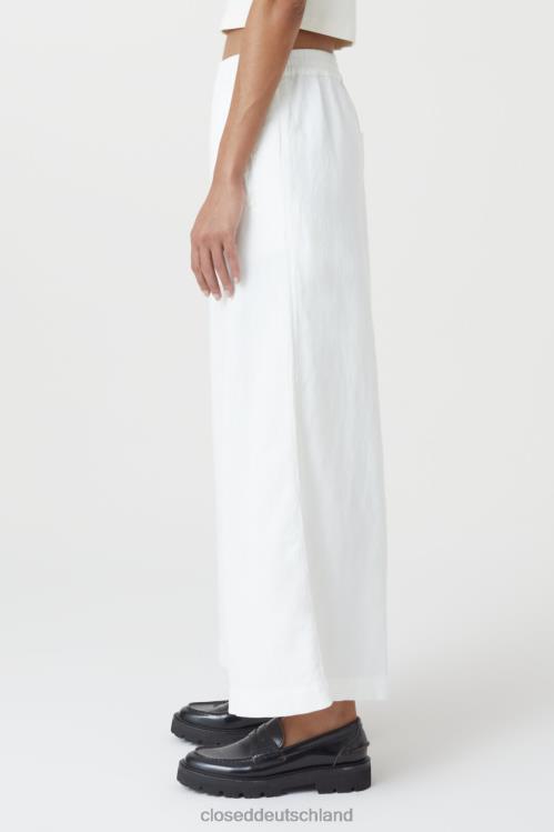 Kleidung Weiß 0RP8Z1343 CLOSED Zaunkönig im Hosenstil Frauen