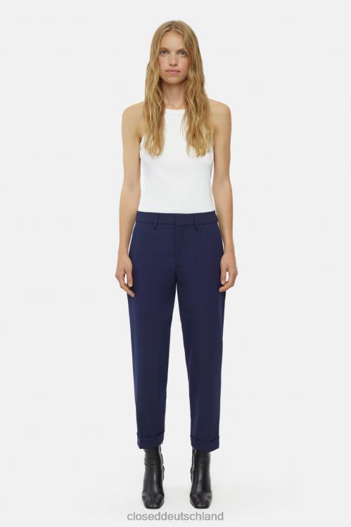 Kleidung Weltraumblau 0RP8Z213 CLOSED Hosenstil Auckley 8 Frauen