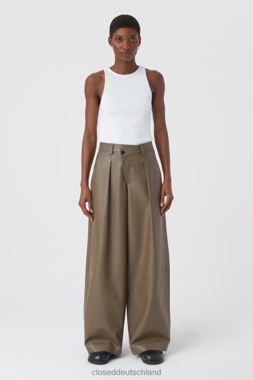 Kleidung alte Kiefer 0RP8Z196 CLOSED Lederhose im Stil von Helston Frauen