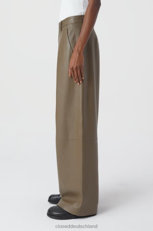 Kleidung alte Kiefer 0RP8Z196 CLOSED Lederhose im Stil von Helston Frauen
