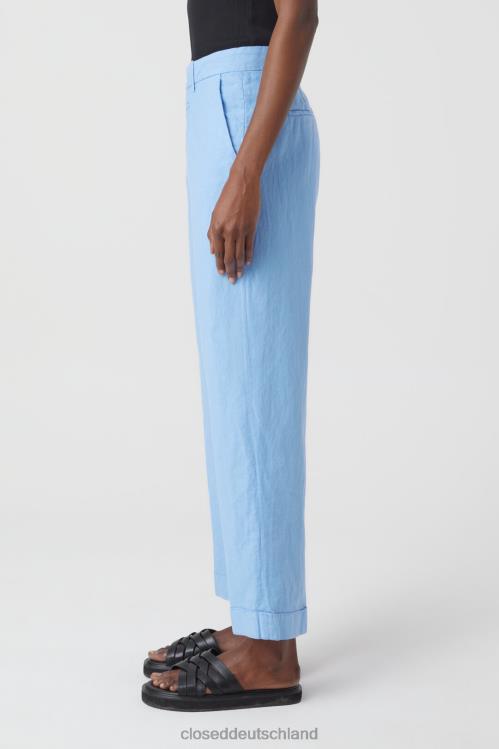 Kleidung blauer Morgenhimmel 0RP8Z1290 CLOSED Hosenstil Auckley 9 Frauen