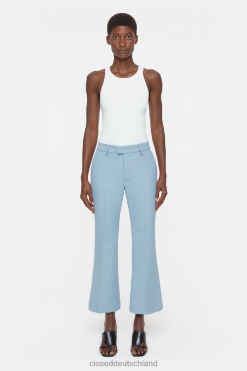 Kleidung blaues Wasser 0RP8Z160 CLOSED Hose im Wharton-Stil Frauen