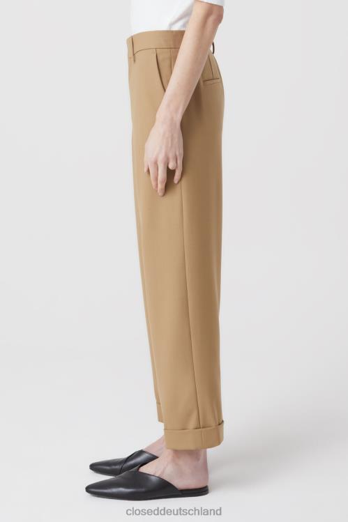 Kleidung brauner Marmor 0RP8Z1284 CLOSED Hosenstil Auckley 9 Frauen