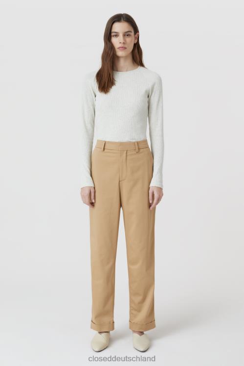 Kleidung brauner Marmor 0RP8Z1294 CLOSED Hosenstil Auckley 9 Frauen