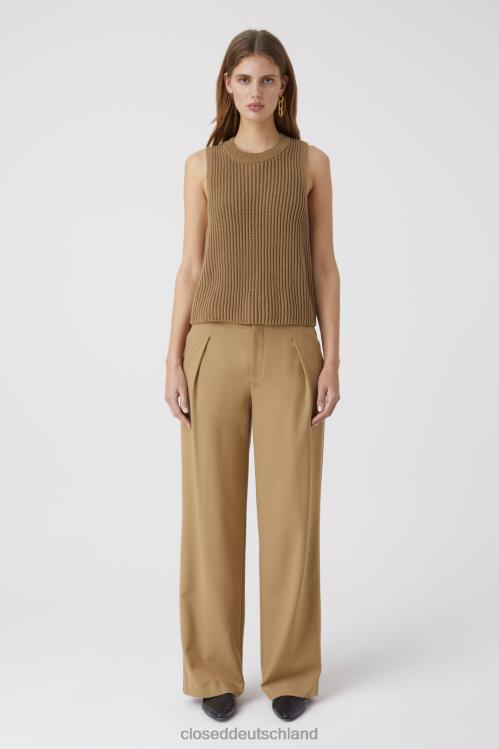 Kleidung brauner Marmor 0RP8Z1301 CLOSED Hosen-Stil Brooks Frauen