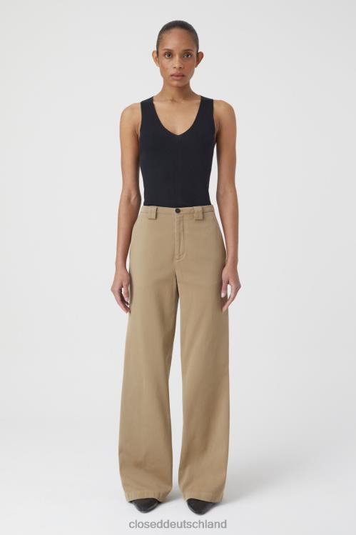 Kleidung brauner Marmor 0RP8Z1317 CLOSED Hosenstil Laon Frauen