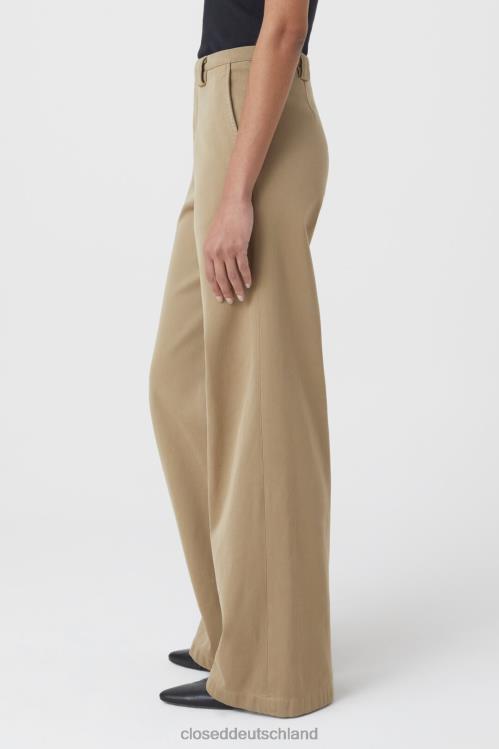 Kleidung brauner Marmor 0RP8Z1317 CLOSED Hosenstil Laon Frauen
