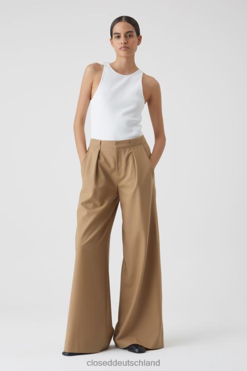 Kleidung brauner Marmor 0RP8Z1319 CLOSED Hosenstil Rylan Frauen